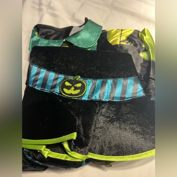 Halloween Witch Costumes for Girls,Green Witch,Rainbow Witch,Skeleton Witch - Picture 2 of 10